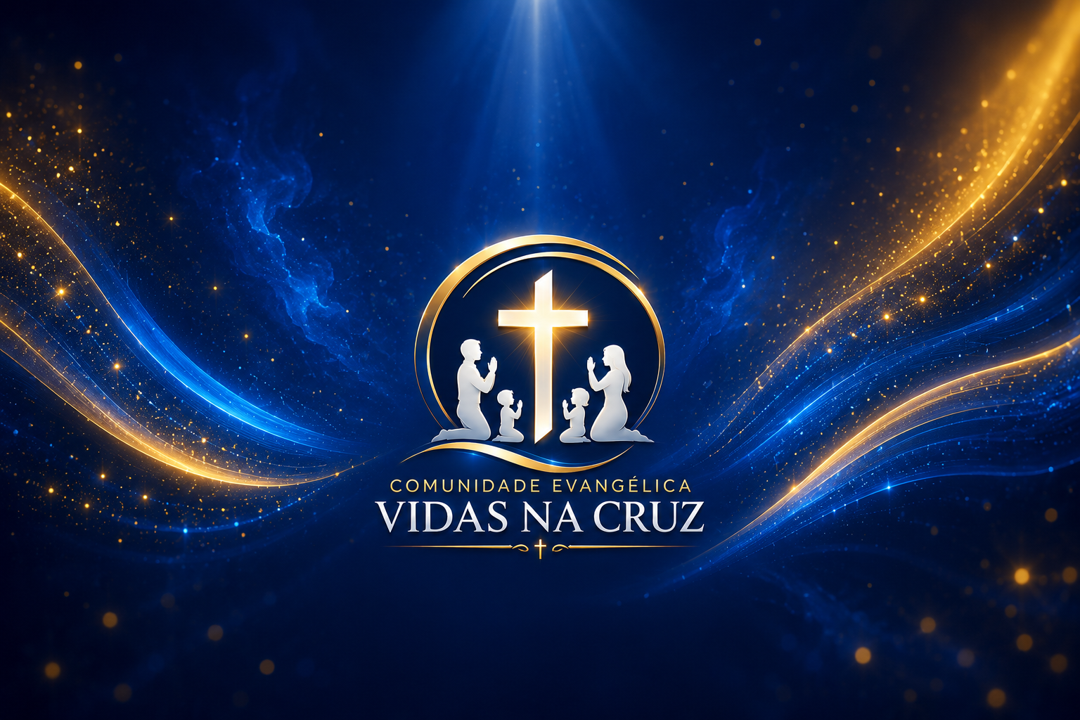 Comunidade Evangélica Vidas na Cruz — Logo ao fundo